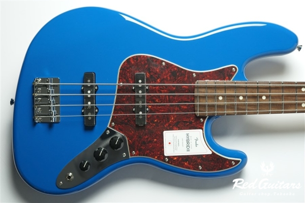 Made in Japan Hybrid II Jazz Bass - Forest Blue